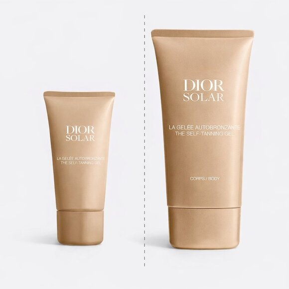 $145 Dior Solar Self-Tanning Body Gel 150 ml5 oz+ 1.7 face La Gelee Set